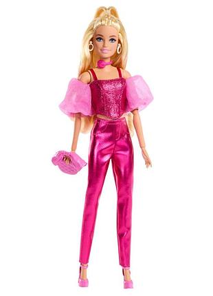 Лялька barbie deluxe style рожева фуксія (jfp40)
