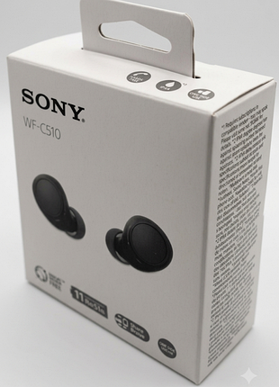 Sony wf-c510 black- бездротові tws навушники (оригінал, повний комплект)
