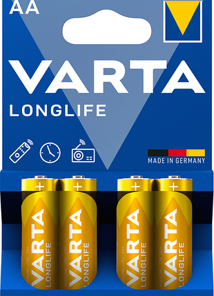 Батарейка varta longlife aa bli 4 (4106101414)