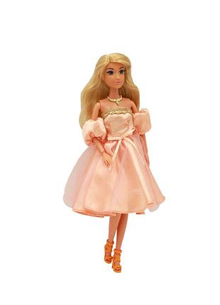 Кукла peach dress, руки на шарнирах в локтях и кистях, ноги на шарнирах в коленях (616510)