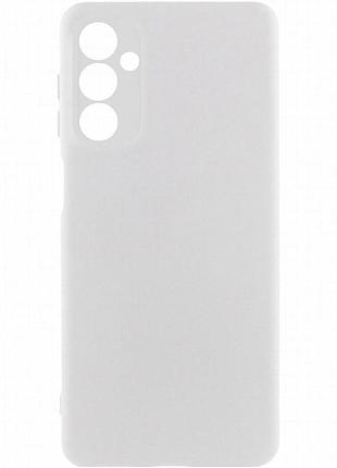 Чехол tpu getman liquid silk full camera для samsung galaxy a27 белый / white