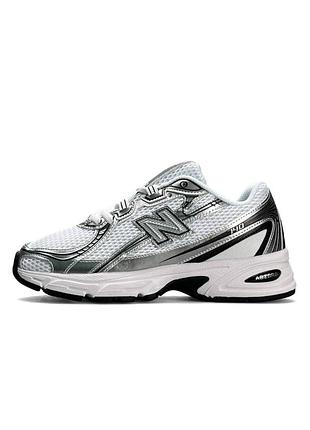 😍 жіночі кросівки new balance 740 white silver