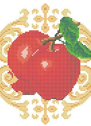 Рсм-002. схема для вишивки бісером рушник до спаса.