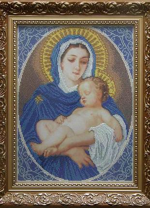 Мдш. схема для вишивки бісером мадонна і дитя (шляхетність)