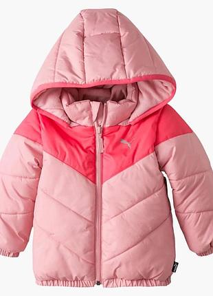 Куртка дитяча puma minicats padded jacket pink