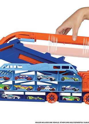 Вантажівка-транспортер "суперспуск" hot wheels (hdy92)