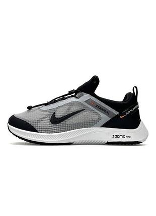 Кросівки чоловічі nike air running light grey black