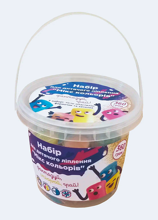 Набор для детской лепки "микс цветов" 360 грамм (ty4444)