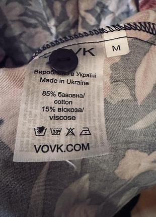 Сукня міді жіноча плаття-халат квітковий принт 3