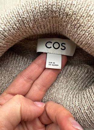 Свитер cos, р. xs (шерсть/хлопок) 5