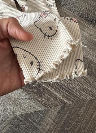 Штани для дівчаток h&m hello kitty білі 6