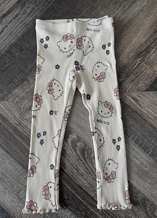 Штани для дівчаток h&m hello kitty білі
