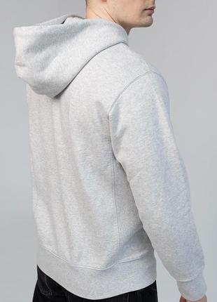Зіп худі levis light grey heather , фліс , оригінал, вишитий лого 5