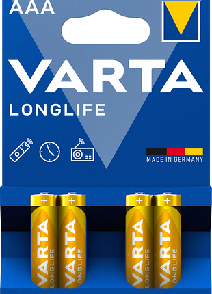 Батарейка varta longlife aaa bli 4 (4103101414)