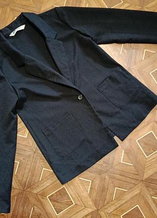 Класичний чорний дитячий піджак h&m,140cm