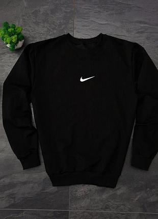 Мужской свитшот nike черного цвета, кофта найк черная, мужская кофта найк