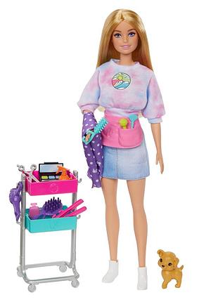Лялька barbie малібу "стилістка" (hnk95)