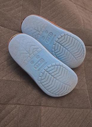 Сабо дитячі crocs блакитні, розмір c12 2
