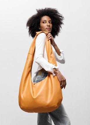 Жіноча сумка sambag hobo weave помаранчева