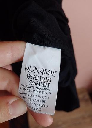 Черное короткое платье runaway 6