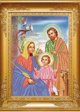 Крв-25. схема для вишивки бісером свята родина з голубами.