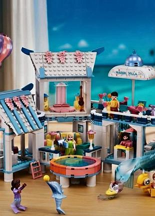 Конструктор sluban happy diary аквапарк, 938 дет, домик для девочки