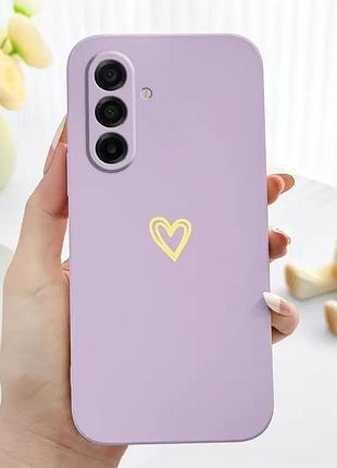 Чехол-накладка samsung galaxy a17 4g/5g lakshmi silicone cover full camera (aa) сиреневый