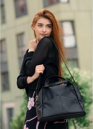 Жіноча спортивна сумка sambag vogue zt чорна