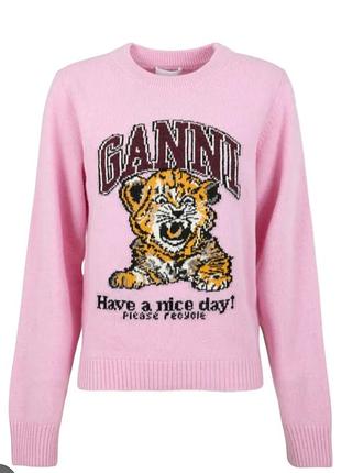 Свитер шерстяной ganni 2