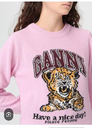Свитер шерстяной ganni