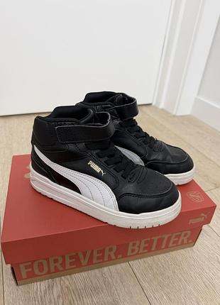Черевики puma чорно-білі