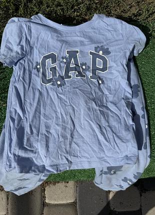 Спортивний костюм gap утеплений для дівчинки, блакитний, 4 роки