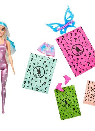 Лялька "кольорове перевтілення" barbie, серія "галактична краса", в асортименті (hjx61)