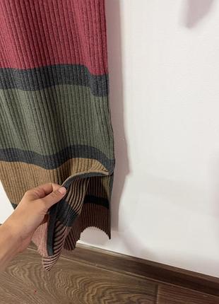 Міді плаття в рубчик🌿 5
