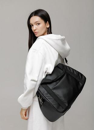 Спортивная женская сумка sambag vogue lqh черная