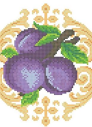 Рсм-003. схема для вишивки бісером рушник до спаса.