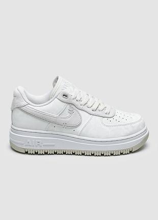 Кросівки жіночі nike air force 1 low luxe summit white bone білі