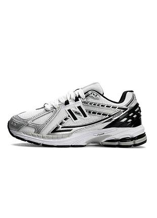 😍 жіночі кросівки new balance 1906r white silver black