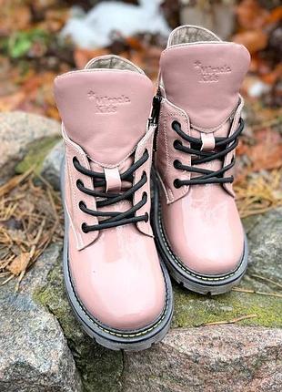 Зимові черевики для дівчинки miracle kids 2823-021l, розмір 30 (19,3 см.)