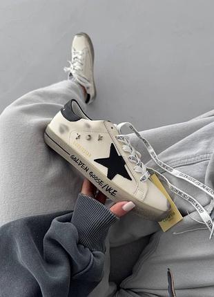 Кросівки golden goose | ggdb sstar |  white / black inscription premium