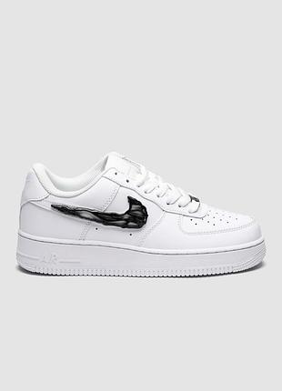Кросівки чоловічі nike air force 1 low 'molten metal black' білі
