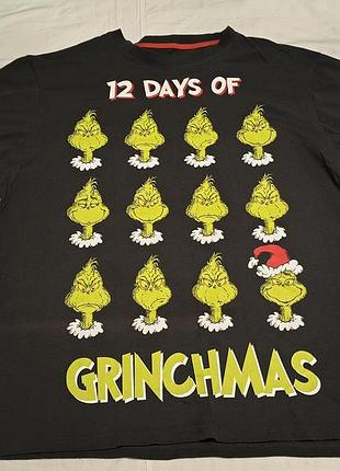 The grinch cotton - 12 days of grinchmas - стильная брендовая футболка, унисекс - гренч - xl