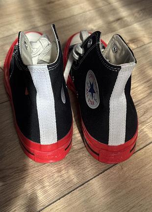 Comme des garçons play x converse chuck 70 2