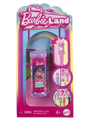 Лялька-сюрприз barbie "cutie reveal" серії "mini barbieland" (hym25)