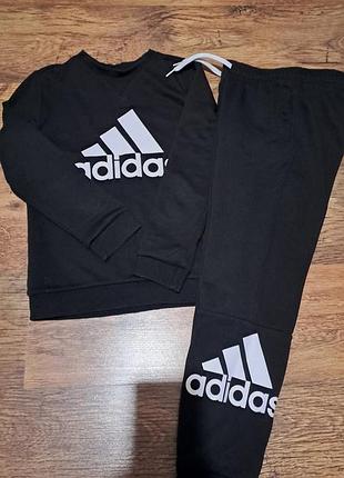Спортивний костюм для хлопчика adidas чорний