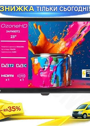 Ku телевізор ozonehd 24 universal fit дюйми full hd 1920x1080 для кухні та офісу з hdmi usb vesa 75x75 uni2l_k