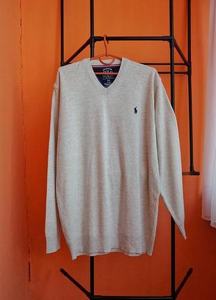 Polo ralph lauren 5xl | бежевий v-neck светр
polo ralph lauren v-neck sweater 5xl beige