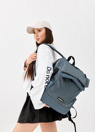 Женский рюкзак sambag aura голубой