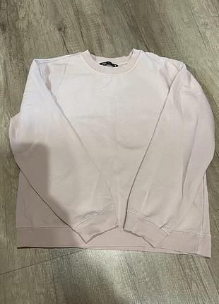 Реглан жіночий zara рожевий утеплений s-m