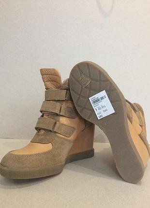 Кожаные ботинки женские стелька 27.5 см